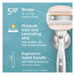 Women'S Razor with Reusable Handle, 2 Blade Refills, and Shower Holder